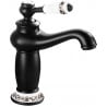 Mexen Draco washbasin tap, black - 745400-70