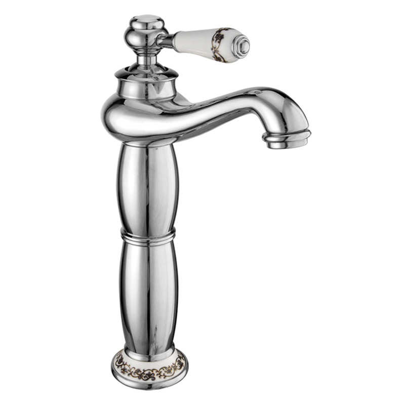Mexen Draco tall washbasin faucet, chrome - 745410-00