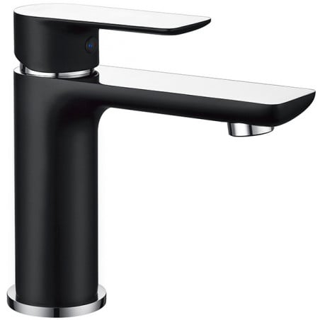 Mexen Alfa washbasin tap, black/chrome - 745700-71