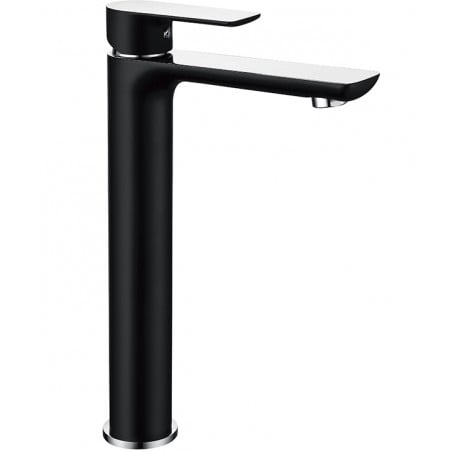 Mexen Alfa high washbasin tap, black/chrome - 745710-71