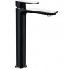Mexen Alfa high washbasin faucet, black/chrome - 745710-71