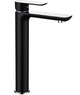 Mexen Alfa high washbasin faucet, black/chrome - 745710-71