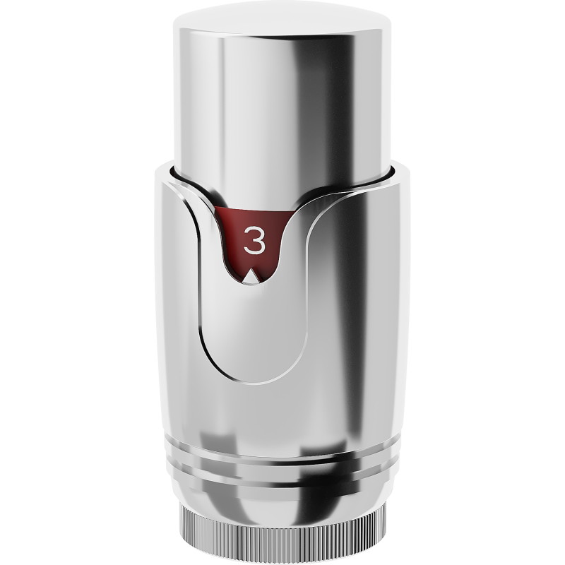 Mexen Uni-H thermostatic radiator head, chrome - W900-000-01