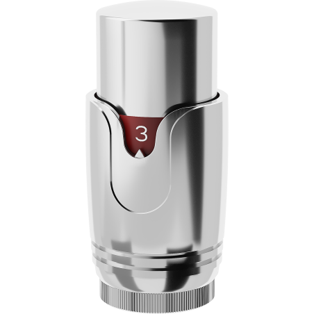 Mexen thermostatic radiator valve head, chrome - W900-000-01