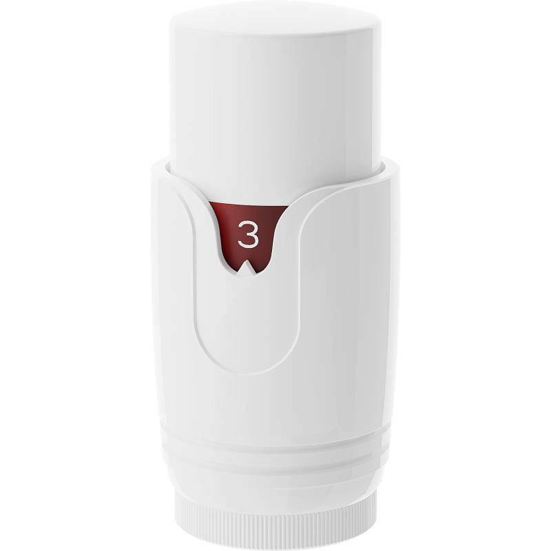 Mexen Uni-Term thermostatic radiator valve, white - W900-000-20