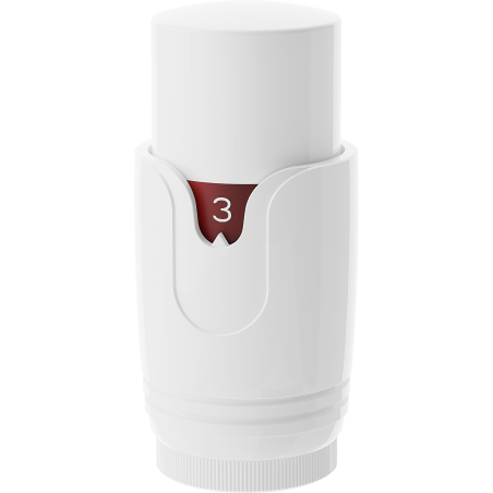 Mexen Uni-H thermostatic radiator head, white - W900-000-20