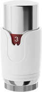 Mexen Uni-H thermostatic radiator head, white/chrome - W900-000-21