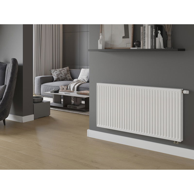 Mexen CV21 panel radiator 500 x 2600 mm, bottom connection, 2880 W, white - W621-050-260-00
