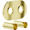Mexen R double masking set for radiator, gold - W905-000-50
