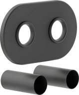 Mexen Uni-Term R double masking set for radiator, anthracite - W905-000-66