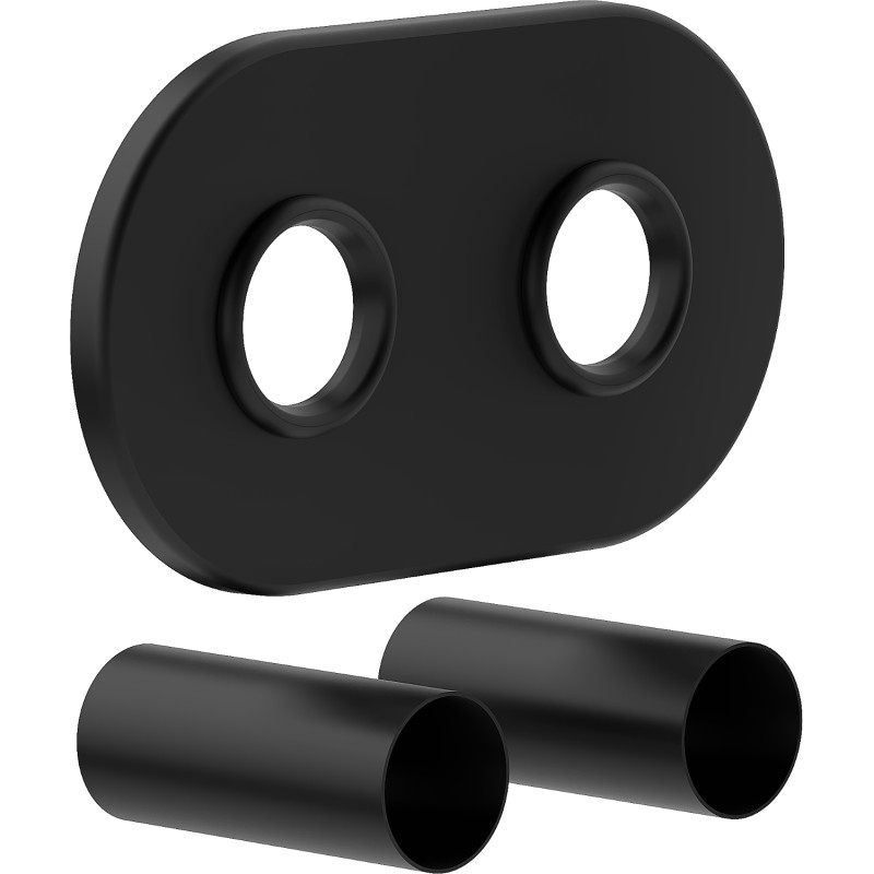 Mexen 2R double radiator cover set, black - W905-000-70