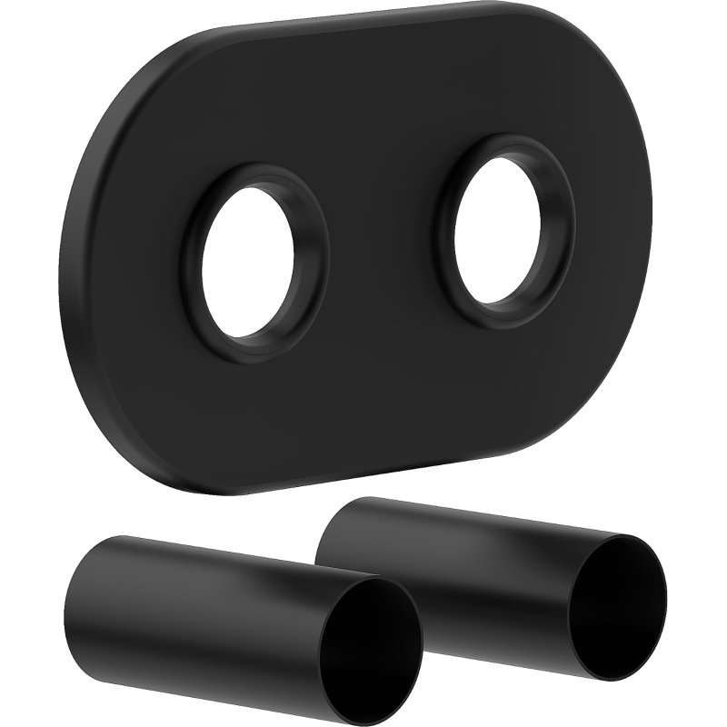 Mexen Uni-Term R dual masking set for radiator, black - W905-000-70