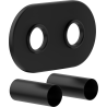 Mexen R dual radiator concealment set, black - W905-000-70