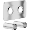 Mexen 2S Double radiator cover set, chrome - W910-000-01