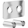 Mexen S double concealing set for radiator, chrome - W910-000-01
