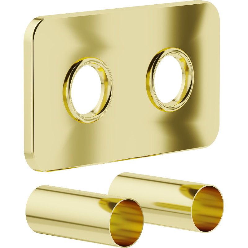 Mexen 2S double radiator cover set, gold - W910-000-50
