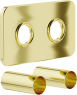 Mexen Uni-Term Double Concealment Set for Radiator, Gold - W910-000-50