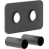 Mexen S double masking set for radiator, anthracite - W910-000-66