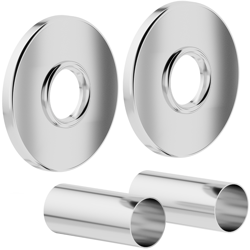 Mexen R single radiator masking kit, chrome - W904-000-01