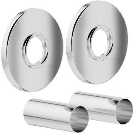 Mexen R single radiator masking kit, chrome - W904-000-01