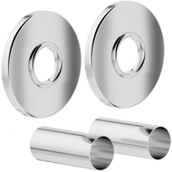 Mexen 1R single radiator escutcheon set, chrome - W904-000-01
