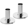 Mexen 1R single radiator escutcheon set, chrome - W904-000-01