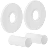 Mexen 1R single radiator cover set, white - W904-000-20