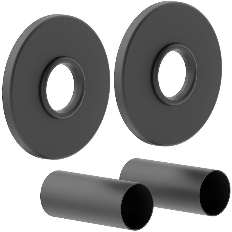 Mexen 1R single radiator cover set, anthracite - W904-000-66