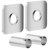 Mexen 1S single radiator cover set, chrome - W909-000-01