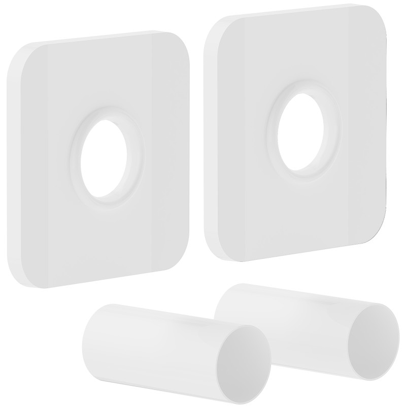Mexen 1S single radiator cover set, white - W909-000-20