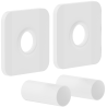 Mexen 1S single radiator cover set, white - W909-000-20