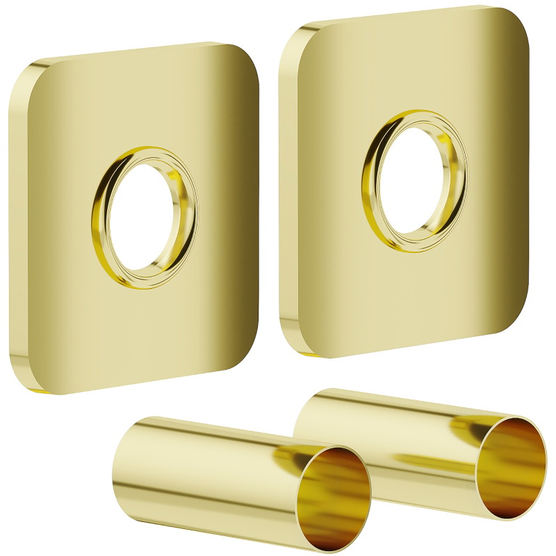 Mexen 1S Single radiator cover set, gold - W909-000-50