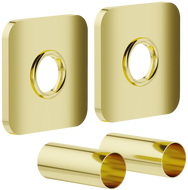 Mexen S single radiator concealing set, gold - W909-000-50