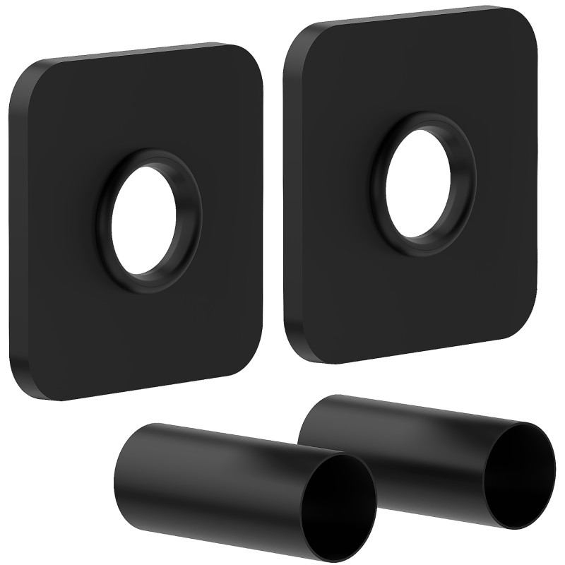 Mexen 1S single radiator cover set, black - W909-000-70