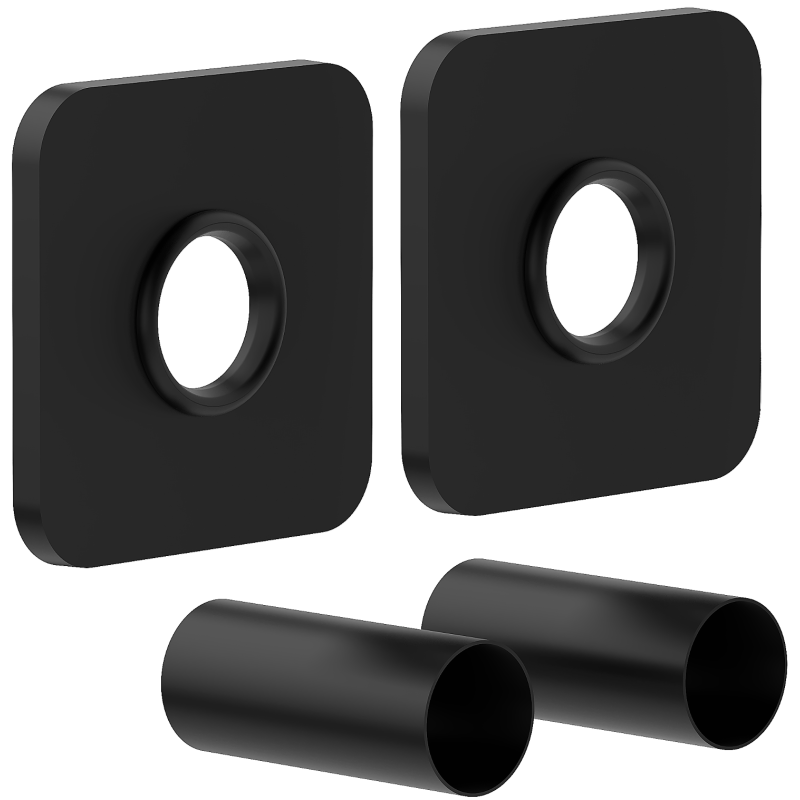 Mexen S single masking set for radiator, black - W909-000-70
