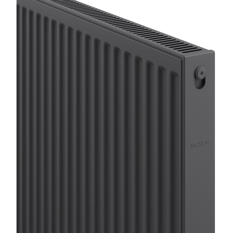 Mexen C11 panel radiator 900 x 500 mm, side connection, 637 W, anthracite - W411-090-050-66