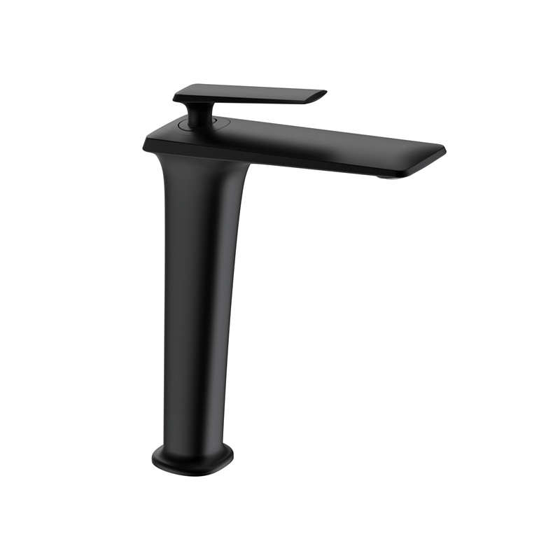 Mexen Purus high washbasin mixer tap, Black - 745810-70