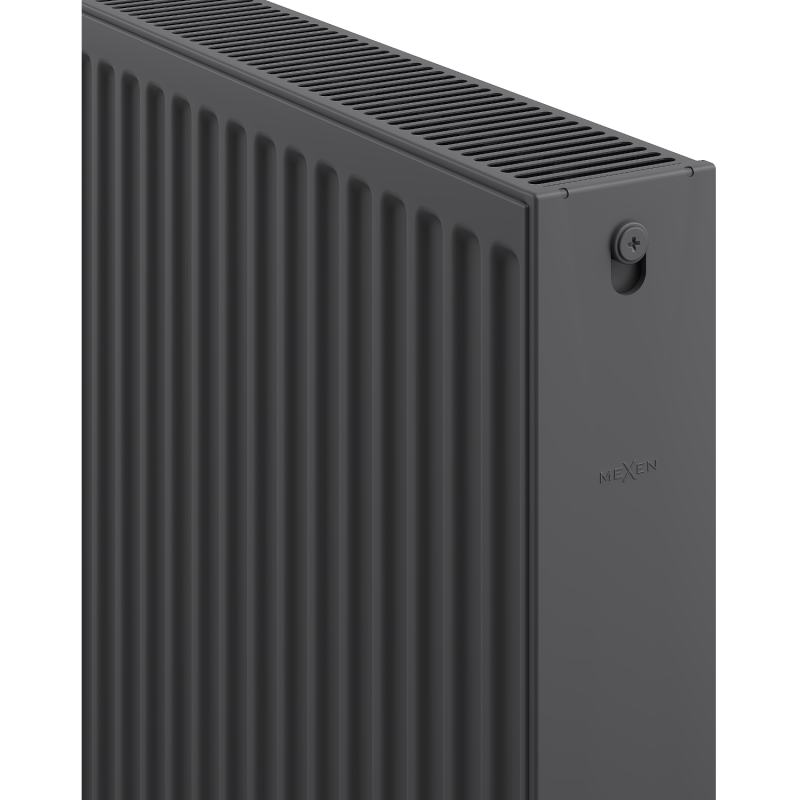Mexen C22 panel radiator 300 x 1800 mm, side connection, 1680 W, anthracite - W422-030-180-66