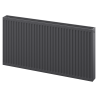 Mexen C22 plate radiator 300 x 2400 mm, side connection, 2239 W, anthracite - W422-030-240-66