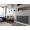Mexen C22 panel radiator 300 x 2600 mm, side connection, 2426 W, anthracite - W422-030-260-66