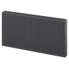 Mexen C22 plate radiator 400 x 1300 mm, side connection, 1541 W, anthracite - W422-040-130-66