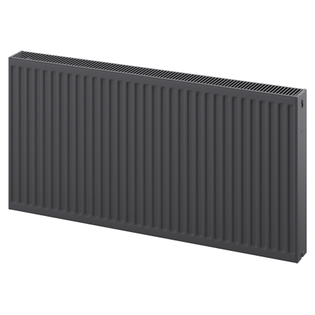 Mexen C22 plate radiator 400 x 2400 mm, side connection, 2845 W, anthracite - W422-040-240-66