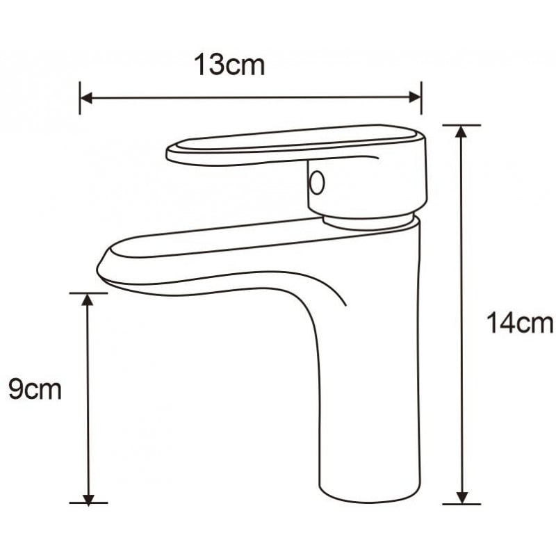 Mexen Alda sink faucet, chrome - 746100-00