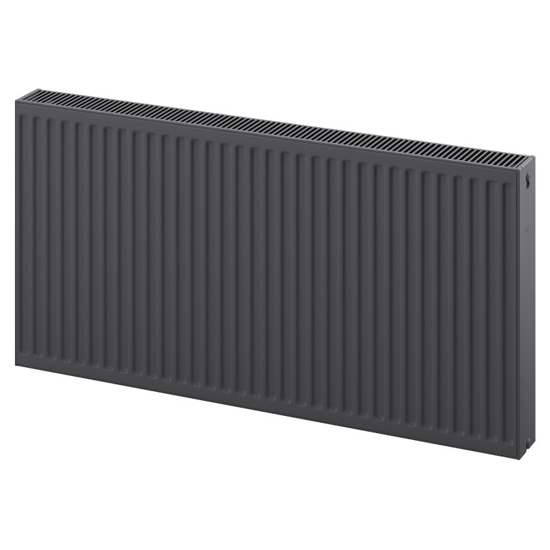 Mexen C22 plate radiator 500 x 500 mm, side connection, 712 W, anthracite - W422-050-050-66