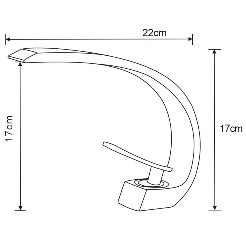 Mexen Lupus washbasin faucet, gold - 746200-50