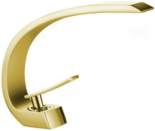 Mexen Lupus washbasin mixer tap, Gold - 746200-50