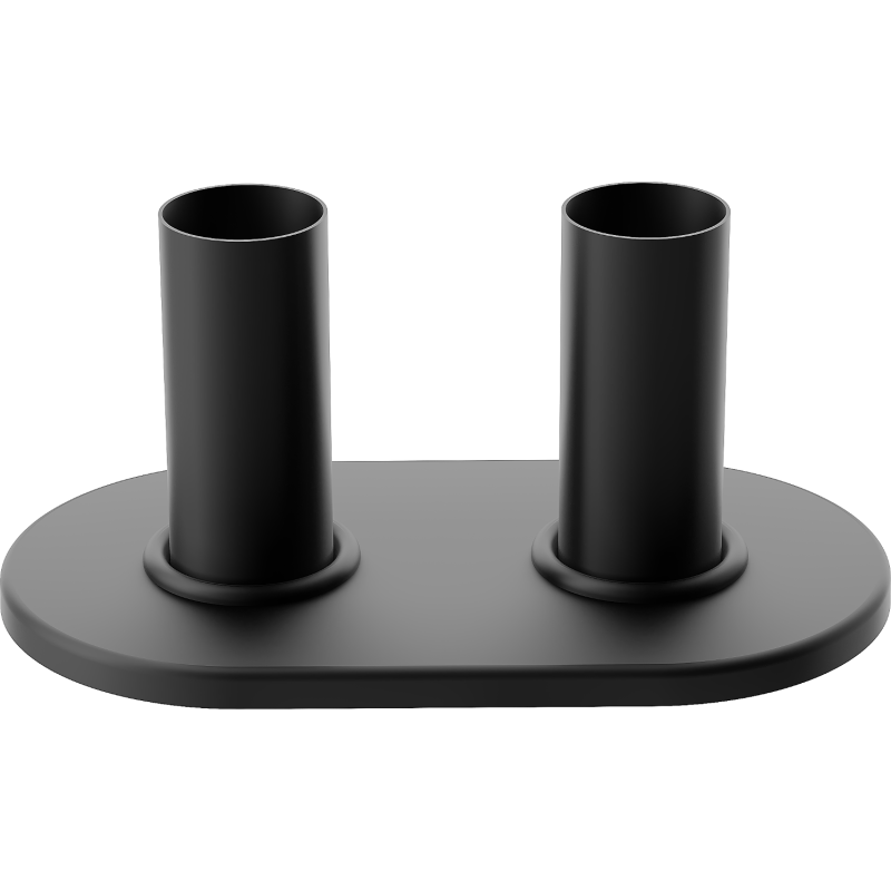 Mexen Uni-Term R dual masking set for radiator, black - W905-000-70