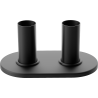 Mexen R dual radiator concealment set, black - W905-000-70