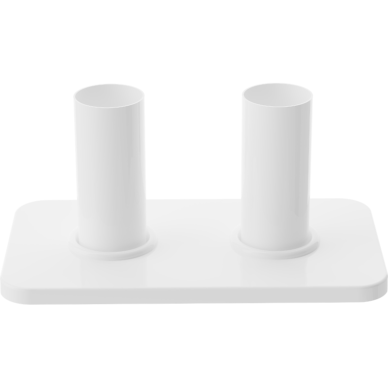 Mexen Uni-Term Double Concealment Set for Radiator, White - W910-000-20