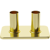 Mexen S twin concealing set for radiator, gold - W910-000-50